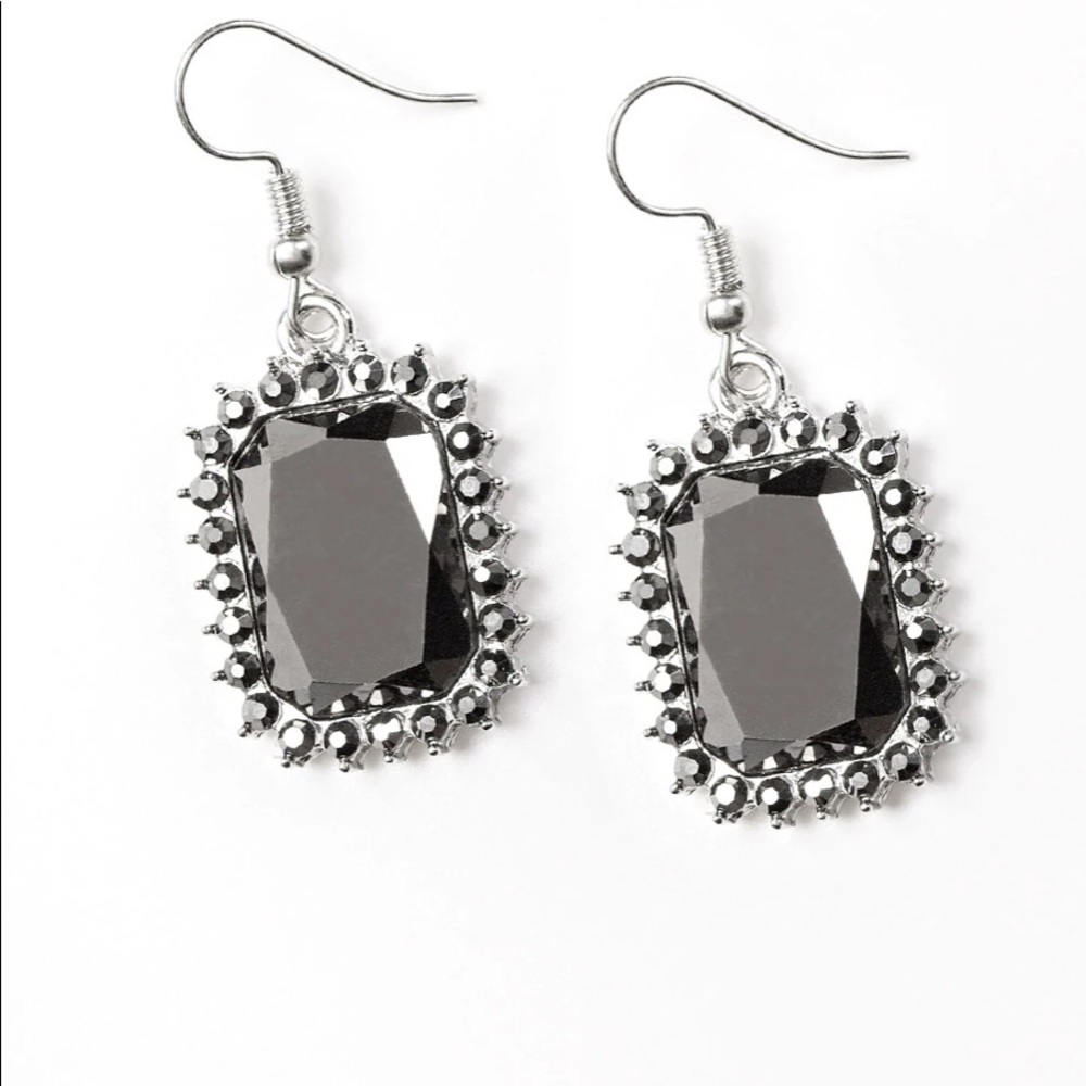 Elegant Beautiful Genuine Hematite Earrings